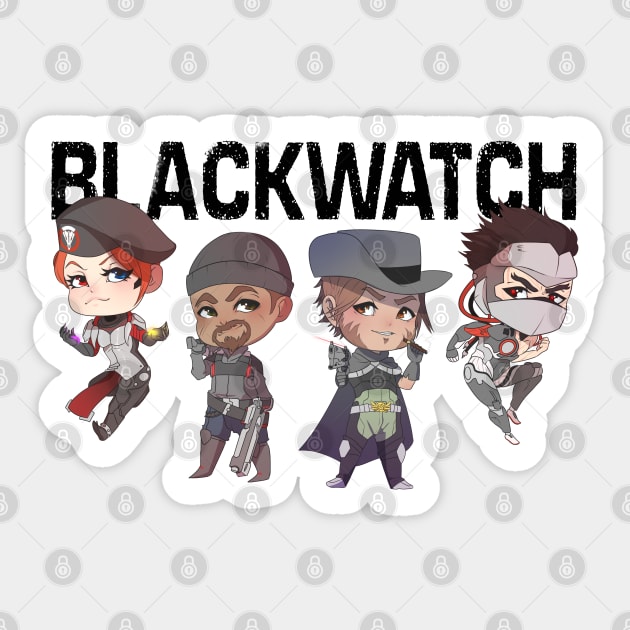 Blackwatch Retribution Sticker by Pastelideas